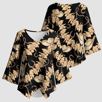 Vanuatu Cowboy Kimono Sleeve Blouse Seamless Straw Hats Hibiscus LT14 - Polynesian Pride