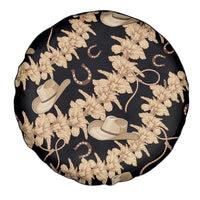 Vanuatu Cowboy Spare Tire Cover Seamless Straw Hats Hibiscus - Polynesian Pride