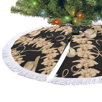 Vanuatu Cowboy Tree Skirt Seamless Straw Hats Hibiscus LT14 - Polynesian Pride