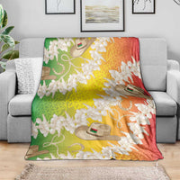 Vanuatu Cowboy Blanket Straw Hats Hibiscus With Sand Drawing - Polynesian Pride