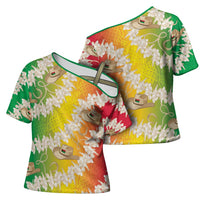 Vanuatu Cowboy Cross Shoulder Shirt Straw Hats Hibiscus With Sand Drawing LT14 - Polynesian Pride