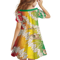 Vanuatu Cowboy Family Matching Off Shoulder Maxi Dress and Hawaiian Shirt Straw Hats Hibiscus With Sand Drawing - Polynesian Pride