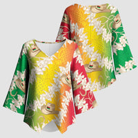 Vanuatu Cowboy Kimono Sleeve Blouse Straw Hats Hibiscus With Sand Drawing LT14 - Polynesian Pride