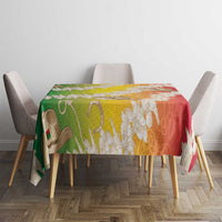 Vanuatu Cowboy Tablecloth Straw Hats Hibiscus With Sand Drawing LT14 - Polynesian Pride