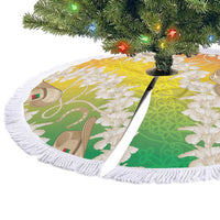 Vanuatu Cowboy Tree Skirt Straw Hats Hibiscus With Sand Drawing LT14 - Polynesian Pride