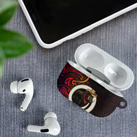Vanuatu Boar Cowboy AirPods Case Tusk Gradient Polynesian Pattern LT14 - Polynesian Pride