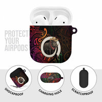 Vanuatu Boar Cowboy AirPods Case Tusk Gradient Polynesian Pattern LT14 - Polynesian Pride