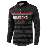 Fiji Naitasiri Rugby Custom Button Sweatshirt Go Highland Warriors LT14 - Polynesian Pride