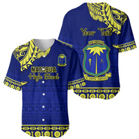 Personalised Fiji Natabua High School Baseball Jersey Fijian Tapa Pattern LT14 - Polynesian Pride