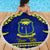 Personalised Fiji Natabua High School Beach Blanket Fijian Tapa Pattern LT14 - Polynesian Pride