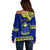 Personalised Fiji Natabua High School Off Shoulder Sweater Fijian Tapa Pattern LT14 - Polynesian Pride