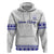 Personalised Fiji Labasa College Hoodie Fijian Tapa Pattern LT14 White - Polynesian Pride