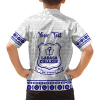 Personalised Fiji Labasa College Kid Hawaiian Shirt Fijian Tapa Pattern LT14 - Polynesian Pride