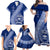 Personalised Fiji Queen Victoria School Family Matching Off Shoulder Maxi Dress and Hawaiian Shirt Fijian Tapa Pattern LT14 - Polynesian Pride