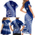 Personalised Fiji Queen Victoria School Family Matching Short Sleeve Bodycon Dress and Hawaiian Shirt Fijian Tapa Pattern LT14 - Polynesian Pride