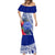 Personalised Samoana High School Mermaid Dress American Samoa Schools Polynesian Tropical Flowers LT14 - Polynesian Pride