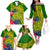 Personalised Leone High School Family Matching Off Shoulder Long Sleeve Dress and Hawaiian Shirt American Samoa Schools Polynesian Tropical Flowers LT14 - Polynesian Pride