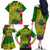 Personalised Leone High School Family Matching Off Shoulder Long Sleeve Dress and Hawaiian Shirt American Samoa Schools Polynesian Tropical Flowers LT14 - Polynesian Pride