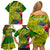 Personalised Leone High School Family Matching Off Shoulder Short Dress and Hawaiian Shirt American Samoa Schools Polynesian Tropical Flowers LT14 - Polynesian Pride