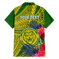 Personalised Leone High School Family Matching Tank Maxi Dress and Hawaiian Shirt American Samoa Schools Polynesian Tropical Flowers LT14 - Polynesian Pride