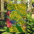 Personalised Leone High School Garden Flag American Samoa Schools Polynesian Tropical Flowers LT14 Garden Flag Green - Polynesian Pride