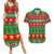 Personalised Hawaii Christmas Couples Matching Summer Maxi Dress and Hawaiian Shirt Mele Kalikimaka LT14 Green - Polynesian Pride