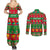 Personalised Hawaii Christmas Couples Matching Summer Maxi Dress and Long Sleeve Button Shirt Mele Kalikimaka LT14 - Polynesian Pride