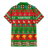Personalised Hawaii Christmas Family Matching Mermaid Dress and Hawaiian Shirt Mele Kalikimaka LT14 - Polynesian Pride