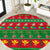 Hawaii Christmas Round Carpet Mele Kalikimaka LT14 Green - Polynesian Pride