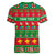 Personalised Hawaii Christmas Women V Neck T Shirt Mele Kalikimaka LT14 - Polynesian Pride