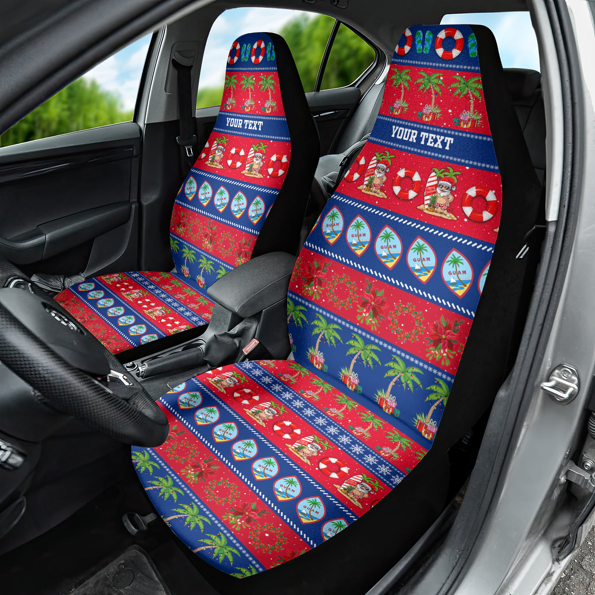 Personalised Guam Christmas Car Seat Cover Felis Pasgua LT14 - Polynesian Pride