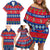 Personalised Guam Christmas Family Matching Off Shoulder Short Dress and Hawaiian Shirt Felis Pasgua LT14 - Polynesian Pride