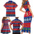 Personalised Guam Christmas Family Matching Short Sleeve Bodycon Dress and Hawaiian Shirt Felis Pasgua LT14 - Polynesian Pride