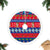 Guam Christmas Tree Skirt Felis Pasgua LT14 Fringed Tree Skirts Blue - Polynesian Pride