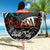 Personalised New Zealand Waka Beach Blanket Aotearoa Maori Silver Fern Pattern LT14 - Polynesian Pride