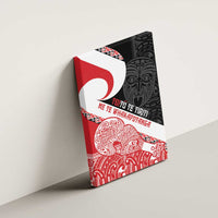 Toitu Te Tiriti Me Te Whakaputanga Canvas Wall Art Maori Wahaika With Haka Face LT14 - Polynesian Pride
