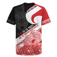 Toitu Te Tiriti Me Te Whakaputanga Rugby Jersey Maori Wahaika With Haka Face