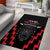 Personalised Toitu Te Tiriti Mana Maori Motuhake Area Rug Aotearoa Haka Face Mix Poutama Art