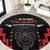 Personalised Toitu Te Tiriti Mana Maori Motuhake Round Carpet Aotearoa Haka Face Mix Poutama Art