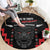 Personalised Toitu Te Tiriti Mana Maori Motuhake Round Carpet Aotearoa Haka Face Mix Poutama Art