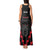 Personalised Toitu Te Tiriti Mana Maori Motuhake Tank Maxi Dress Aotearoa Haka Face Mix Poutama Art