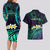 Personalised Pasifika Festival Auckland Couples Matching Long Sleeve Bodycon Dress and Hawaiian Shirt 2024 Pacific Islands Polynesian Pattern LT14 - Polynesian Pride