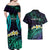 Personalised Pasifika Festival Auckland Couples Matching Off Shoulder Maxi Dress and Hawaiian Shirt 2024 Pacific Islands Polynesian Pattern LT14 - Polynesian Pride