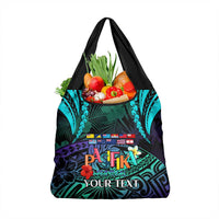 Personalised Pasifika Festival Auckland Grocery Bag Pacific Islands Polynesian Pattern LT14 1-pack One Size Purple - Polynesian Pride