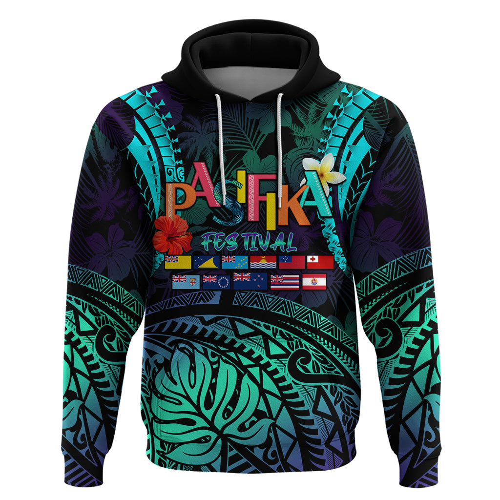 Personalised Pasifika Festival Auckland Hoodie 2024 Pacific Islands Polynesian Pattern LT14 Pullover Hoodie Purple - Polynesian Pride