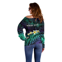 Personalised Pasifika Festival Auckland Off Shoulder Sweater 2024 Pacific Islands Polynesian Pattern LT14 - Polynesian Pride
