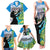 Personalised Honolulu Aloha Hawaii Family Matching Tank Maxi Dress and Hawaiian Shirt Tropical Leaves With Hula Girl LT14 - Polynesian Pride