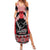 Toitu Te Tiriti O Waitangi Summer Maxi Dress Maori Wharenui With Taniko Motifs