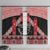 Toitu Te Tiriti O Waitangi Window Curtain Maori Wharenui With Taniko Motifs