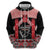 Toitu Te Tiriti O Waitangi Zip Hoodie Maori Wharenui With Taniko Motifs